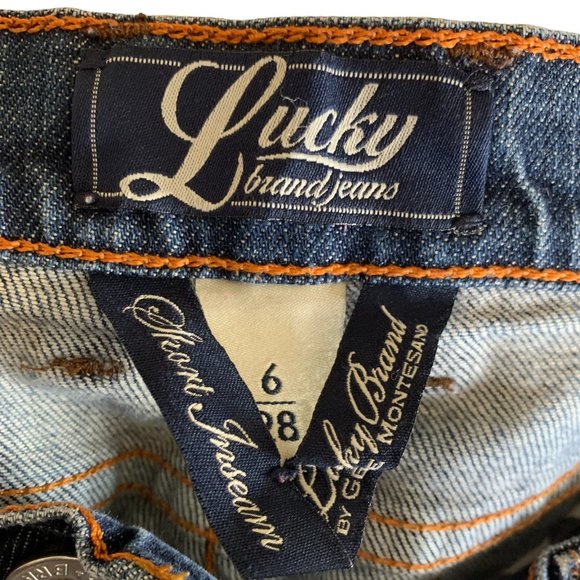 Lucky Brand Boot Cut Womens Jeans Tag 6 Blue Flared Mid-Rise W29xL31 Denim - Picture 8 of 12